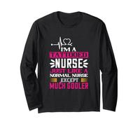 I'm A Tattooed Nurse Just Like A Normal Nurse Funny Nursing Manche Longue
