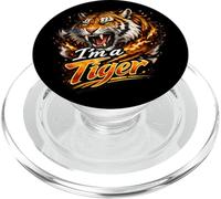 I'm a Tiger - Sauvage et Fort PopSockets PopGrip pour MagSafe