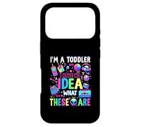 I'm A Toddler I Have No Ideas Retro Vintage 90s Nostalgie Coque pour iPhone 17 Pro