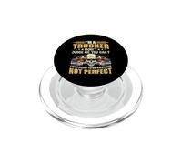 I'm A Trucker Don't Judge Me You Can't Funny Truck Driver PopSockets PopGrip pour MagSafe