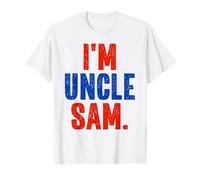 I'm a Uncle Sam Déguisement Amusant instantané Paresseux d'halloween T-Shirt