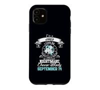 Im A Virgo Horoscope Astrologie Drôle Anniversaire Septembre 14 Coque pour iPhone 11