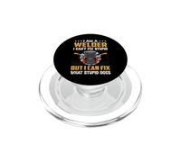 I'm A Welder I Can't Fix Stupid But I Can Fix Welding Weders PopSockets PopGrip pour MagSafe