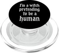 I'm A Witch Pretending to Be Human Costume à Bas Prix PopSockets PopGrip pour MagSafe