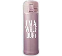 I'm A Wolf Duh Stainless Steel Insulation Cup Spring Lid Vacuum Cup 500ml/17oz