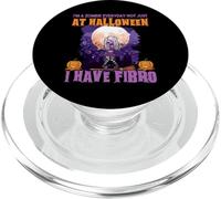 I'm A Zombie Everyday Not Just Halloween I Have Fibromyalgie PopSockets PopGrip pour MagSafe