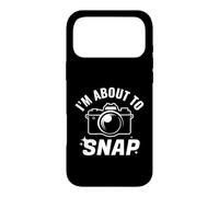 I'm About to Snap Caméra de Photographe Amusante Coque pour iPhone 17 Pro Max