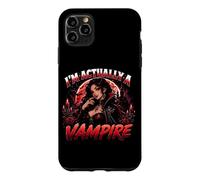 I'm Actually A Vampire Gothic Halloween Vampire Graphic Coque pour iPhone 11 Pro Max