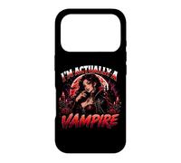 I'm Actually A Vampire Gothic Halloween Vampire Graphic Coque pour iPhone 17 Pro