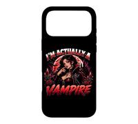 I'm Actually A Vampire Gothic Halloween Vampire Graphic Coque pour iPhone 17 Pro Max