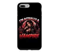 I'm Actually A Vampire Gothic Halloween Vampire Graphic Coque pour iPhone 7 Plus/8 Plus