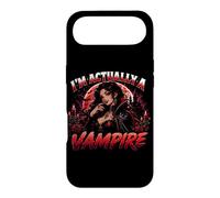I'm Actually A Vampire Gothic Halloween Vampire Graphic Coque pour iPhone Air