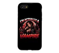 I'm Actually A Vampire Gothic Halloween Vampire Graphic Coque pour iPhone SE (2020) / 7/8