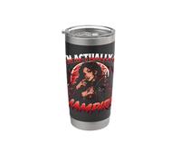 I'm Actually A Vampire Gothic Halloween Vampire Graphic Gobelet isotherme en acier inoxydable double paroi