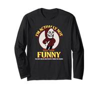 I'm Actually Not Funny - Citation sarcastique et graphique d'Halloween Manche Longue