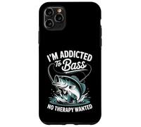 I'm Addicted to Bass Fishing No Therapy Wanted Coque pour iPhone 11 Pro Max