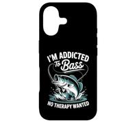 I'm Addicted to Bass Fishing No Therapy Wanted Coque pour iPhone 17