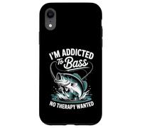 I'm Addicted to Bass Fishing No Therapy Wanted Coque pour iPhone XR