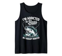I'm Addicted to Bass Fishing No Therapy Wanted Débardeur