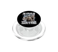 I'm Afraid of Talking to Women PopSockets PopGrip pour MagSafe