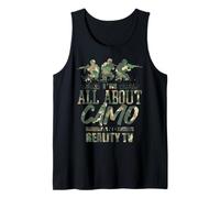 I'm All About Camo and Reality TV Funny USA Humour Débardeur