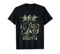 I'm All About Camo and Reality TV Funny USA Humour T-Shirt