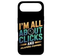 I'm All About Clicks and Jalapeno Poppers Photographie Amusante Coque pour iPhone Air