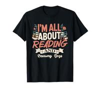 I'm All About Reading and Dog Rescue | Livre et Humour pour Animaux de Compagnie T-Shirt