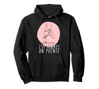 I'm Always on Pointe Ballerines pour Femme Sweat à Capuche