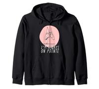 I'm Always on Pointe Ballerines pour Femme Sweat à Capuche