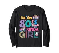 I'm an 80's Kinda Girl Retro Down Memory Lane Manche Longue