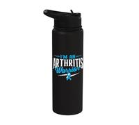 I'm An Arthritis Warrior - Sensibilisation aux douleurs articulaires et à l'arthrite Stainless Steel Insulated Water Bottle