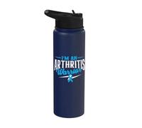 I'm An Arthritis Warrior - Sensibilisation aux douleurs articulaires et à l'arthrite Stainless Steel Insulated Water Bottle
