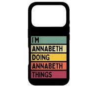 I'm Annabeth Doing Annabeth Things Nom personnalisé drôle Coque pour iPhone 17 Pro
