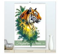 Im Bann der Wildnis (hochwertiger Premium Wandkalender 2026 DIN A2 hoch), Kunstdruck in Hochglanz: Ein Kalender, der wilde Tiere und atemberaubende Natur kunstvoll vereint.