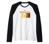 I'm Beersexual Love for Beer Drinking LGBTQ Manche Raglan
