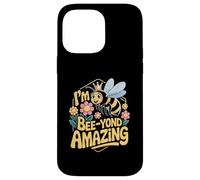 Im Beeyond Amazing Cute Bee Citation Coque pour iPhone 14 Pro Max