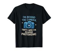 I'm Behind The Camera Photogenic Citation Graphic Gear T-Shirt