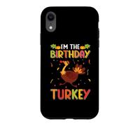 Im Birthday Dinde drôle Happy Thanksgiving Dinner Pilgrim Coque pour iPhone XR