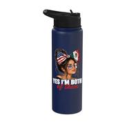 I'm Both of Them Graphic Stainless Steel Insulated Water Bottle