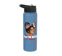 I'm Both of Them Graphic Stainless Steel Insulated Water Bottle