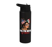 I'm Both of Them Graphic Stainless Steel Insulated Water Bottle