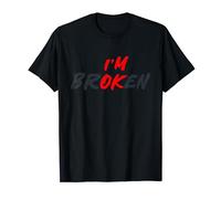 Im Broken Mental Health Men Invisible Maladie Im Ok Broken T-Shirt