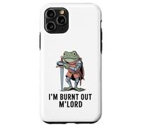 Im Burnt Out MLord Funny Knight Frog Meme Boys Men Sarcastic Coque pour iPhone 11 Pro