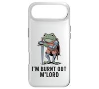 Im Burnt Out MLord Funny Knight Frog Meme Boys Men Sarcastic Coque pour iPhone Air