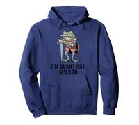 Im Burnt Out MLord Funny Knight Frog Meme Boys Men Sarcastic Sweat à Capuche