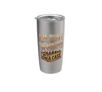 I'm Busy Working On A Case Fête de la boisson alcoolisée Gobelet isotherme en acier inoxydable double paroi