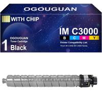 Im C3000 C3500 Cartouche De Toner Pour Ricoh Imc3000 Imc3500 842251 842252 842253 842254 Pour Savin Lanier Imc3000 Imc3500 Imprimante (1 Noir)[Cartouche2807]