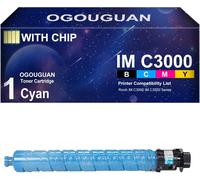 Im C3000 C3500 Cartouche De Toner Pour Ricoh Imc3000 Imc3500 842251 842252 842253 842254 Pour Savin Lanier Imc3000 Imc3500 Imprimante (1 Cyan)[Cartouche2806]