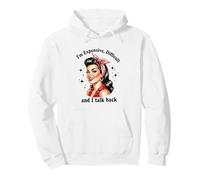 Im Cher Difficult and I Talk Back Attitude Sweat à Capuche